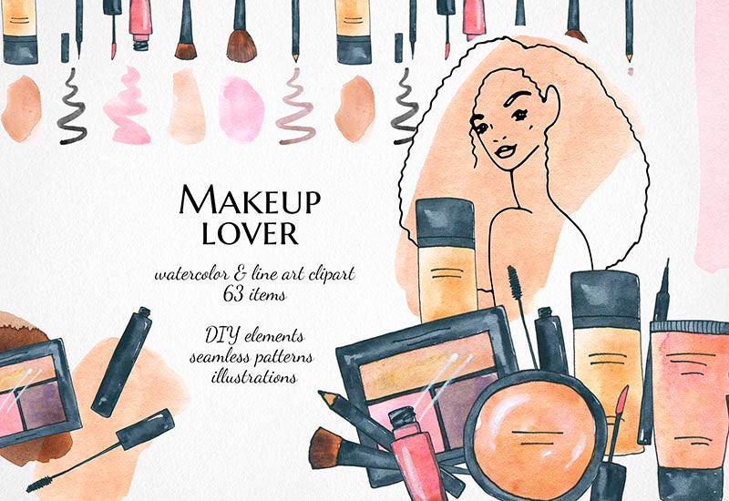 6000+ Watercolor And Line Art Bundle - Artixty