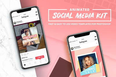 8-In-1 Animated Social Media Templates Bundle - Artixty