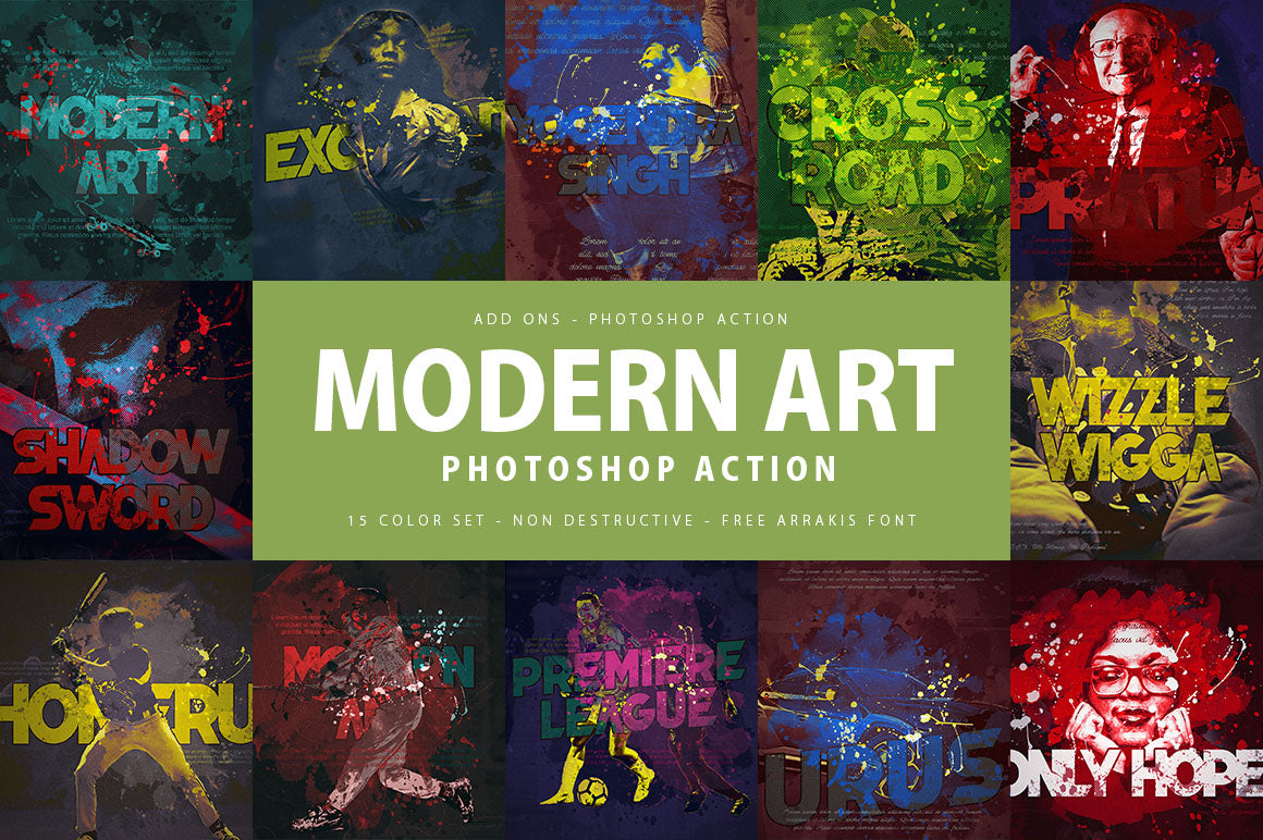 10-In-1 Ultra Mix Photoshop Actions Bundle-Add-Ons-Artixty