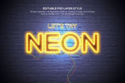 The Exclusive 20 Neon Text Effects Bundle - Artixty