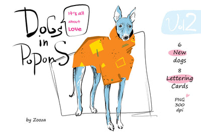 Hand-Drawn Dog Designs Mega Bundle - Artixty