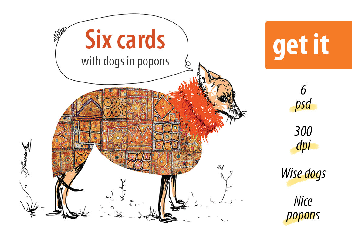 Hand-Drawn Dog Designs Mega Bundle - Artixty