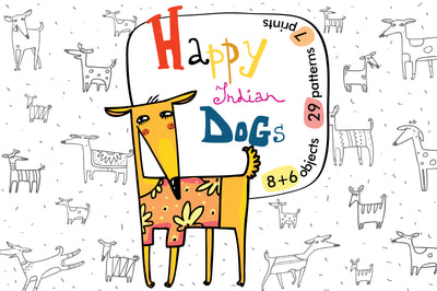 Hand-Drawn Dog Designs Mega Bundle - Artixty