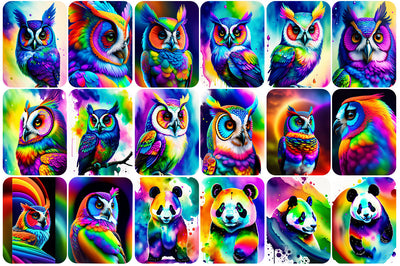 333 Watercolor Animal Illustration Images Bundle - Artixty