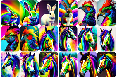333 Watercolor Animal Illustration Images Bundle - Artixty