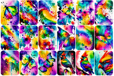 333 Watercolor Animal Illustration Images Bundle - Artixty