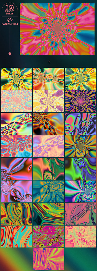 The 640 Psychedelic Graphics Bundle