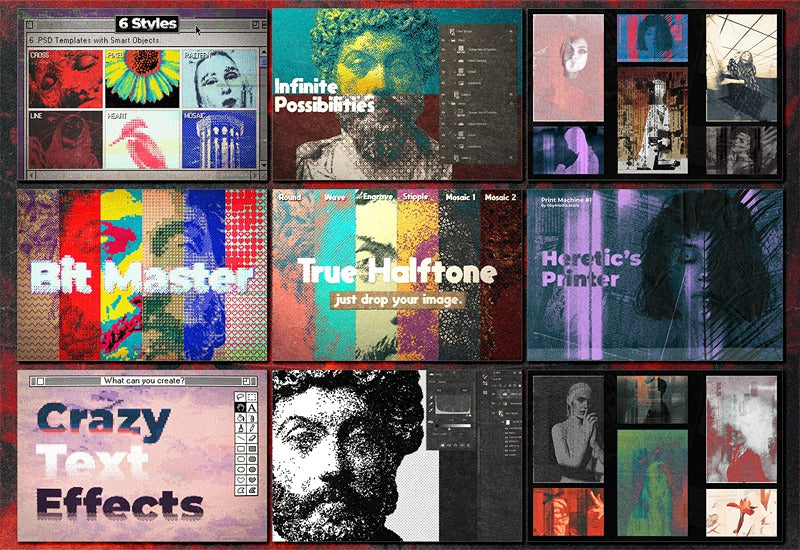 3-In-1 Superlative Bundle Of Photoshop Templates - Artixty