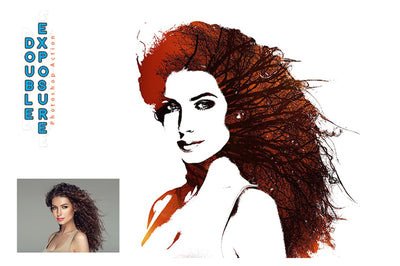 6-In-1 Double Exposure Photoshop Actions Bundle - Artixty