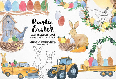 6000+ Watercolor And Line Art Bundle - Artixty