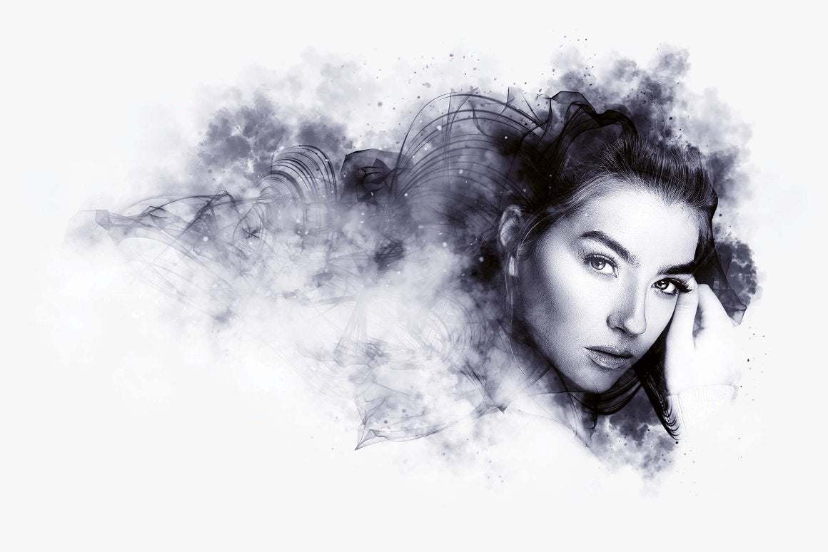 10 Smoke Powder Photo Effects Bundle - Artixty