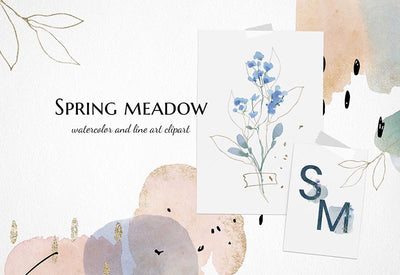 6000+ Watercolor And Line Art Bundle - Artixty