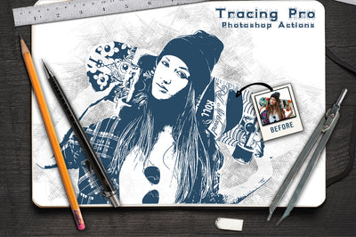 The 30-in-1 Modern Sketch Photoshop Actions Bundle-Add-Ons-Artixty