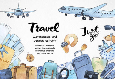 6000+ Watercolor And Line Art Bundle - Artixty