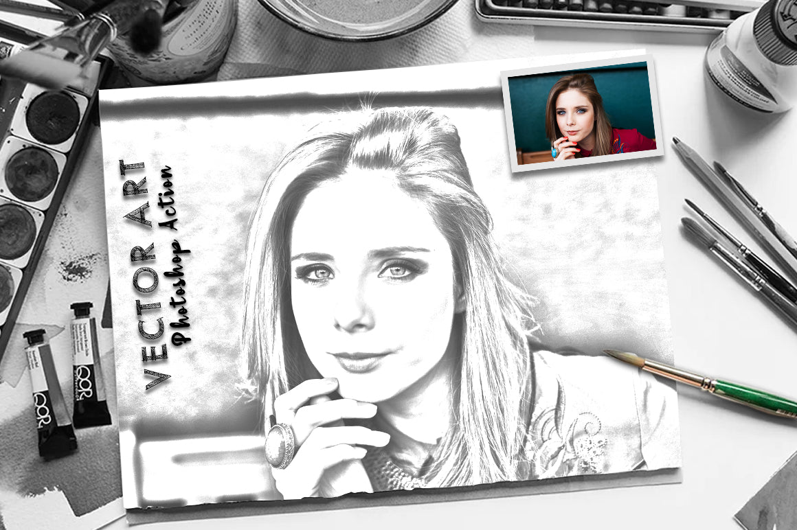 The 30-in-1 Modern Sketch Photoshop Actions Bundle-Add-Ons-Artixty