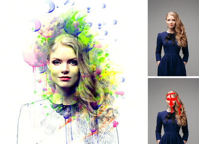 The Professional Bundle Of 15 Photoshop Actions